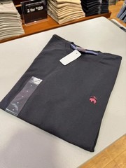 Brooks Brothers Navy / Red Long Sleeve Crewneck Tee T-Shirt 🩷 Choose Your Size