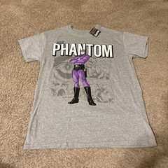 NWT The Phantom Comics Strip Shirt Gray Medium Brisco Brands Superhero Unisex