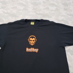 Vintage Bad Boy Shirt Mens Large Black Halloweeen Its’s The Thing Short Sleeve