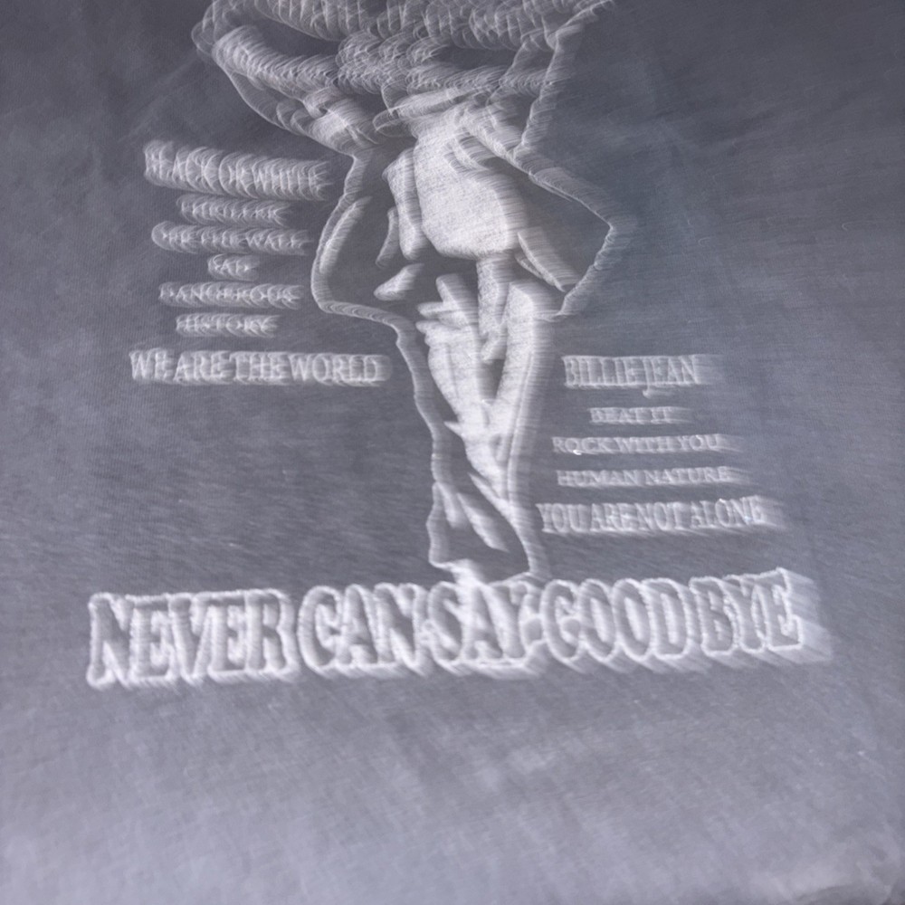 A1 Vintage Michael Jackson Rest In Peace Shirt Black size large Music Mens