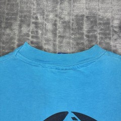 VTG 80s Ocean Pacific Op Surf T Shirt M Turquoise Windsurfing Single Stitch USA