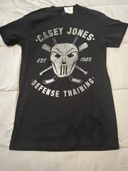 Teenage Mutant Ninja Turltes Casey Jones Defense Academy Adult T-Shirt Small NEW