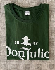 New in Package Don Julio Tequila 1942 Green & White Promo T-Shirts: S, M, L, XL