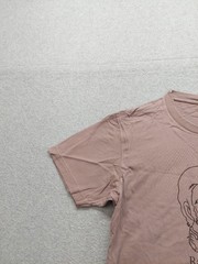 Uniqlo Gundam Men Shirt XS Brown Ramba Ral Print Crew Neck Sleeveless Casual Tee