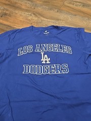 Los Angeles Dodgers Fanatics Blue Graphic T Shirt Mens Large MLB Baseball