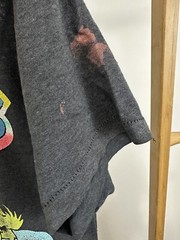 VTG 80s Chairobics Workout Couch Potato SSI Paper Thin Faded Burnout T-Shirt L