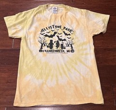 Jellystone Park Frankenmuth Mi Yellow Mens Medium Yogi Bear Halloween T Shirt