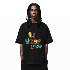 In Living Color Retro Graphic T-Shirt 90s Vintage TV Show Inspired ColorfulA 100