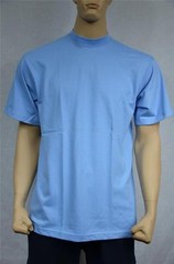 1 NEW SHAKA WEAR SUPER MAX HEAVY WEIGHT T-SHIRT SKY BLUE TEE PLAIN S-5XLT
