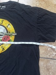 Guns N Roses, Black Short Sleeve T Shirt men’s XXL Rock Music 80s 90s Band Tee