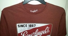 New w/Tags Lightweight LEINENKUGEL’S Beer Size M Tee Shirt Tagless Cotton Poly