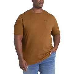 Wrangler Mens Pocket Tee Short Sleeve 100% Cotton Workwear Casual New
