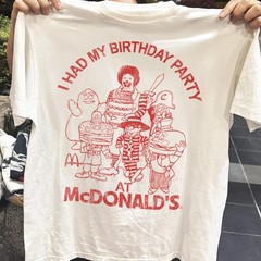 VIntage I Had my Birthday Party at Mc T-Shirt