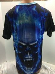 Unisex T Shirt Vampire Goth DEATH Skull Size XL See Measurments in description