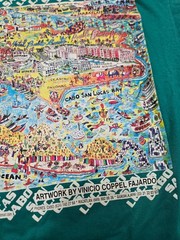 Hanes Shirt Mens XL Green Cabo Mexico Graphic Crew Jersey Cotton 50/50