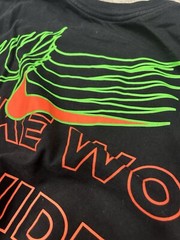 Nike Worldwide Tour Graphic T-shirt Men’s Size Large Black Short Sleeve (S-2)