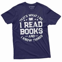 Book reading Tee shirt I read books and know things tee Christmas gift tee