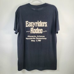 VTG Easyriders Rodeo Tour 87 T Shirt 3D Emblem Biker 80s Vintage XL PRISTINE HTF