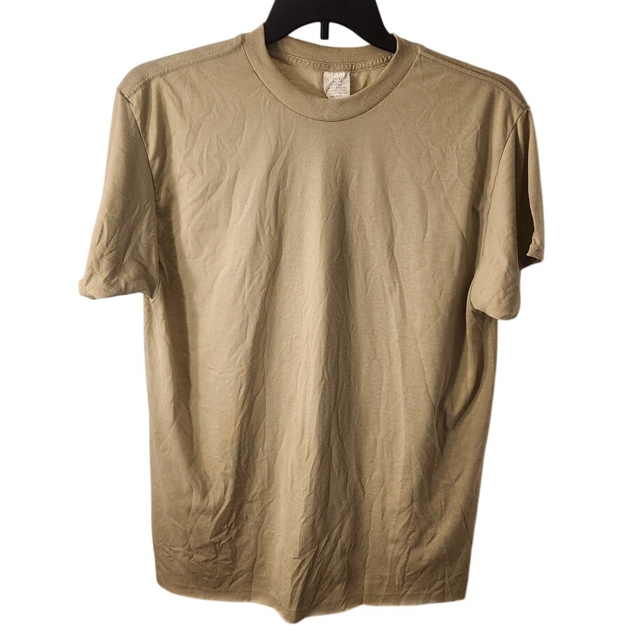 DSCP By Skilcraft Men Large Tan 499 OCP Military Undershirt T-Shirt 3 Pack
