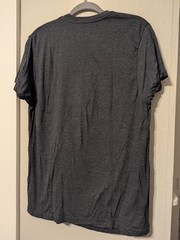 Cash Unisex L Johnny Cash T-Shirt -Heathered Dark Grey