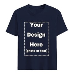 Custom Adult T-Shirt – Front & Back Print with Your Image – Personalized Design