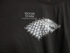 Game Of Thrones Stark Winter Is Coming T-Shirt Men’s Black 3XLT Never Worn