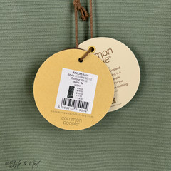 Common People Waffle Knit Tee Medium Sage Green Cozy Ribbed