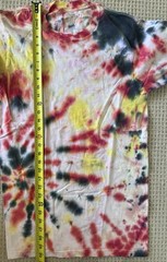 Tie-Dye Cotton Men /Unisex Crew Neck Short Sleeve T-Shirt M (Kirkland Signature)