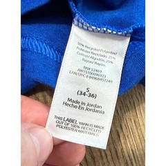 Athletic Works T-Shirt Mens Small Blue Adult Recycled Blend Short Sleeve