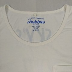 Chubbies Mens XXL Skys Out Thighs Out White Soto Tank Top Graphic Tee Sleeveless