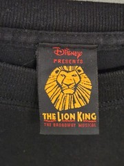 Disney The Lion King Broadway Musical Unisex XL Black T Shirt Simba Mustafa