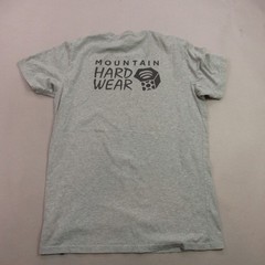 Mountain Hardwear Shirt Mens Large Short Sleeve Casual Crew Neck Gray