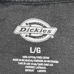Dickies T-Shirt – Large Black Cotton