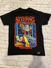Lot Of 3 Horror T Shirt Size Med Steven Rhodes & Halloween Hobo Scary Santa