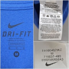 Nike Legend 2.0 T Shirt Mens Blue Long Sleeve Dri Fit Crewneck Pullover Tee Sz M