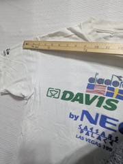 Vintage 1995 Davis Cup NEC Caesars Palace Las Vegas Diadora T Shirt USA XL
