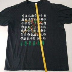 Air Jordan X A Tribe Called Quest T-shirt Men’s XL Black Logo Rap Hip Hop MJ