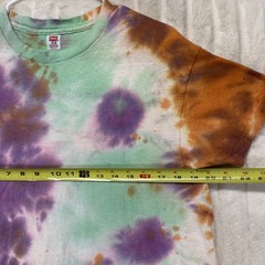 Vtg Hanes 70s 80s Tie Dye T-Shirt Mens Women M Single Stitch Hippy Woodstock