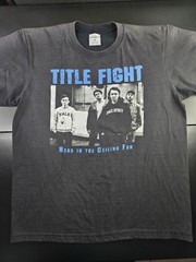 2010s Title Fight Head In The Ceiling Fan Band T-Shirt, Faded, Sz XL (23×28″)