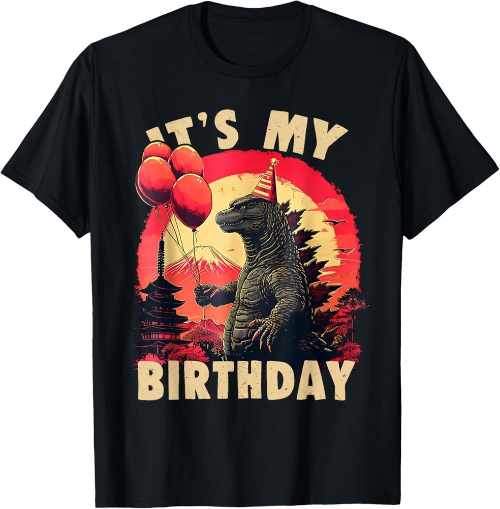 It’s My Birthday Kaiju Birthday Party Japan Monster T-Shirt unisex T-Shirt
