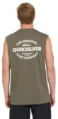 Quiksilver Men’s The Shed Tank Top – Oversized Cotton Muscle Tank, Grape Leaf