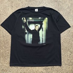 Vintage 90s Delta Pro Weight Sting Brand New Day Tour 2000 Tee XL Black