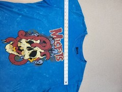Misfits Official Squirm Mineral Wash Graphic T-Shirt Blue Men’s Size Xl