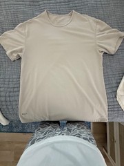 Bylt drop cut shirt. Off White. Large