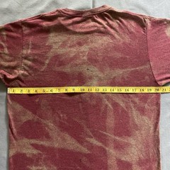 2010s Tee Luv Dr. Pepper T Shirt Mens Large Maroon Bleach Dye Soda Pop Promo