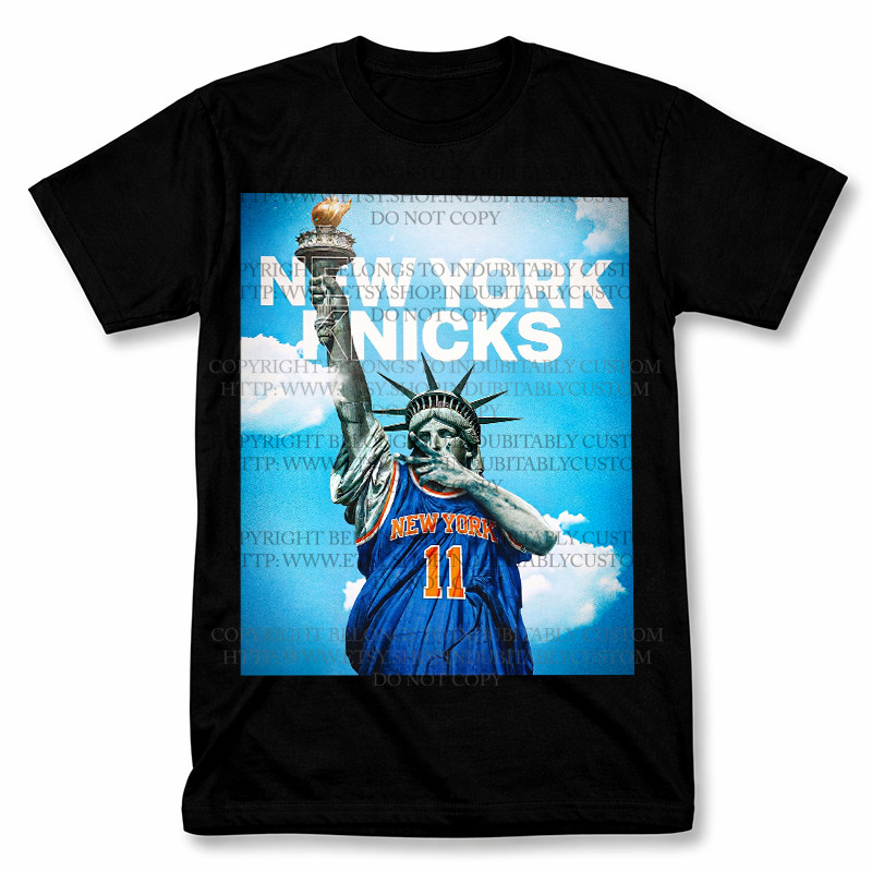 Jalen Brunson Statue Of Liberty Basketball Graphic Tee