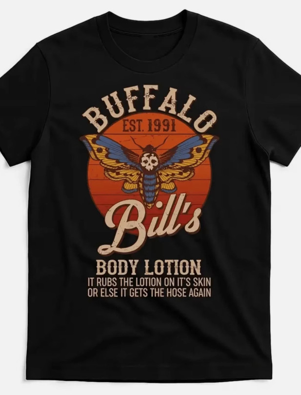 “Vintage Buffalo Moth” Retro Humorous Unisex Graphic T-Shirt NEW