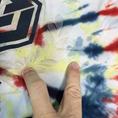 Southpole Tie Dye T-Shirt Mens Large White Blue Green red Pattern No tag