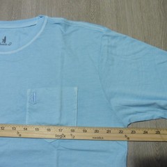 JOHNNIE O Mens L LARGE T SHIRT DALE 2.0 HAZE BLUE SHORT SLEEVE GOLF TEE