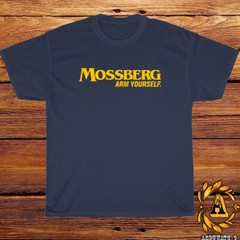 New Mossberg Arm Yourself Logo Black/Sport Grey/White/Navy/Red T-Shirt S-5XL